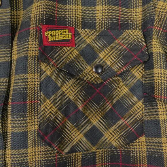 Dixxon Flannel Shirt Womens SZ S Pearl Snap Proper Baggers LTD Edition Midweight - Picture 2 of 13